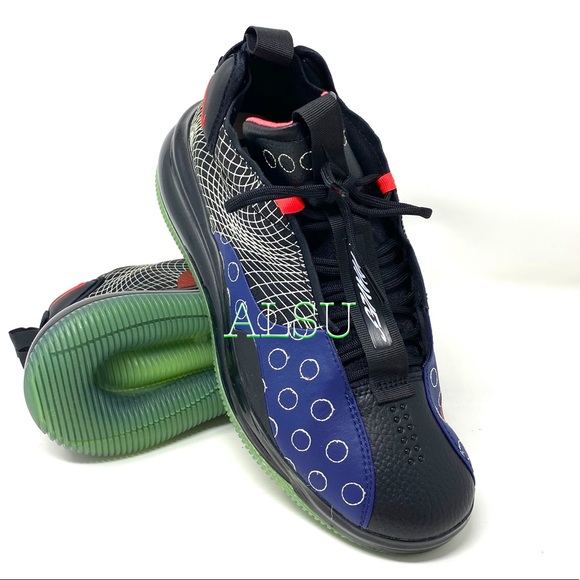 Nike Air Max 720 Waves Leather Blue Mens Sneakers - Picture 10 of 12